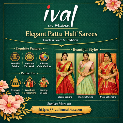 Ival Elegant Pattu Half Sarees.png