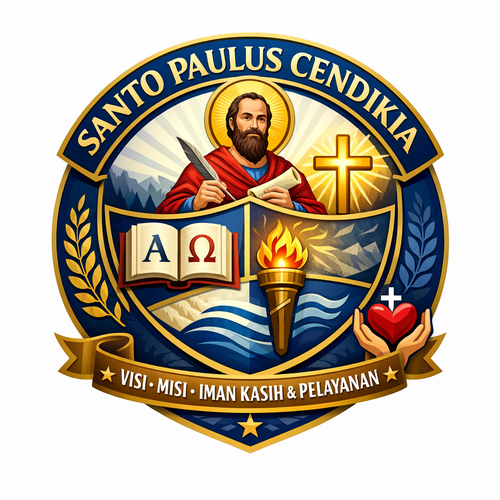 Santo Paulus Cendikia emblem design.png
