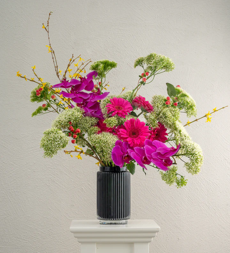 Violaceous Vase Arrangement – A Symphony of Purple Elegance.png