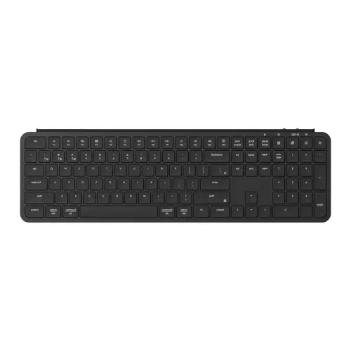 Keychron B6 Pro Ultra Slim Wireless Keyboard full size Layout for Mac Windows Linux Space Black.webp