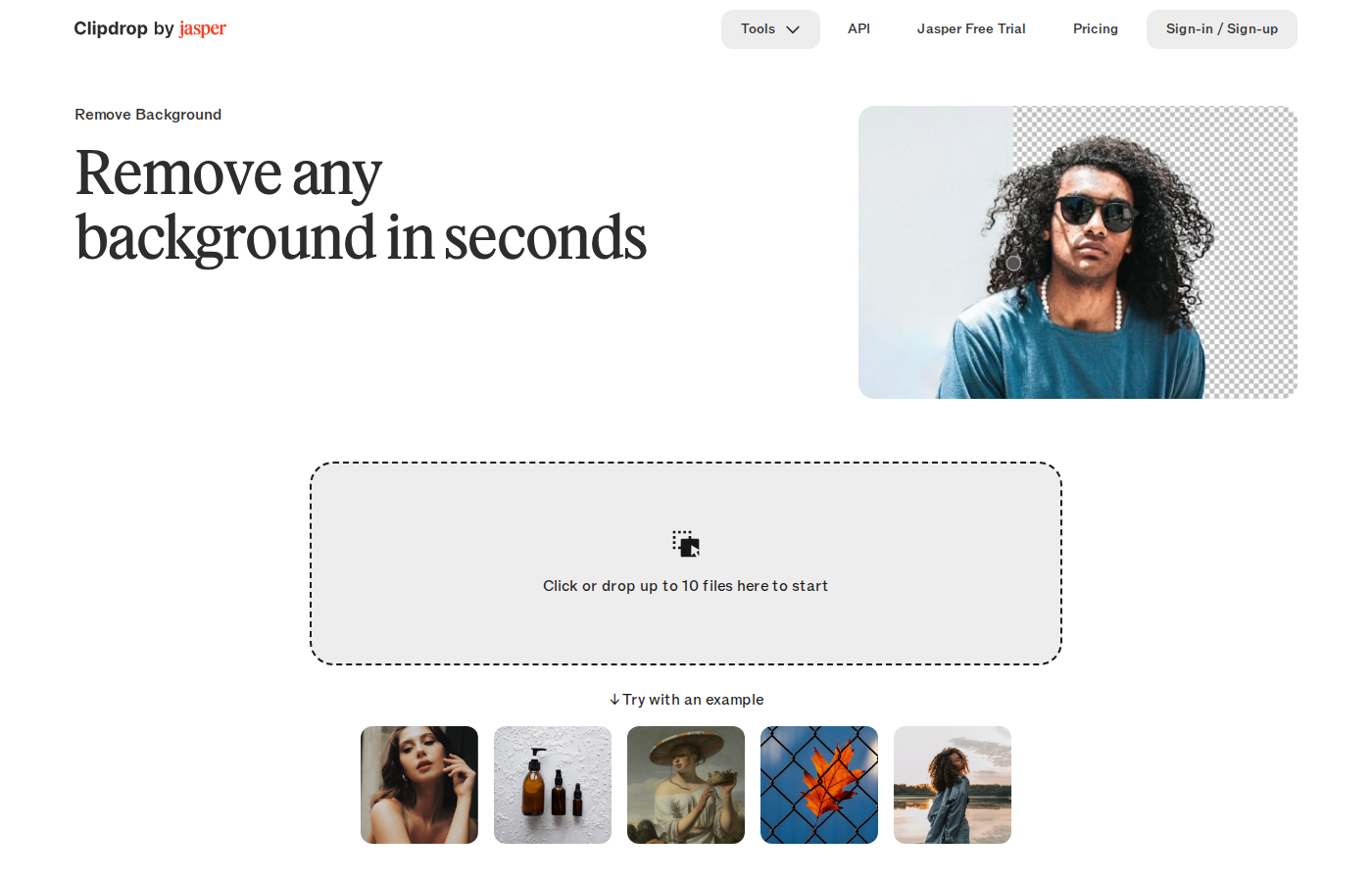 Clipdrop 배경 제거