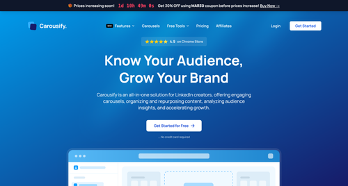 carousify homepage.png