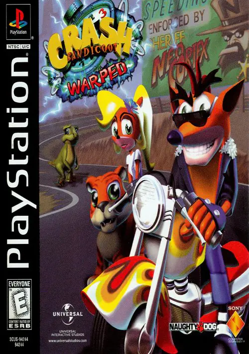 crash bandicoot warped PS1 cover.webp