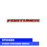 Stiker Fortuner Merah