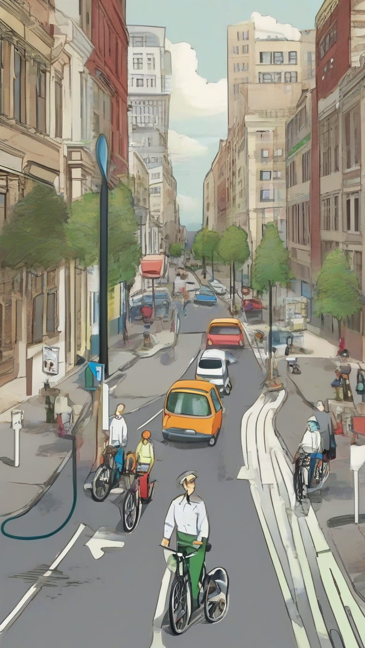 Encourage walking, bicycles and light electric vehicles