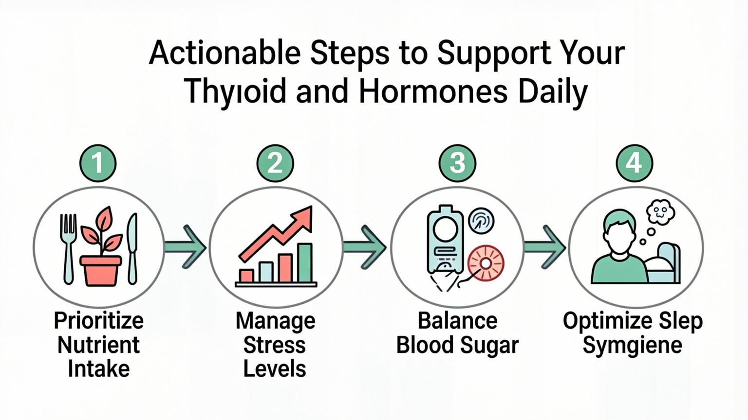 tutorial visual: Actionable Steps to Support Your Thyroid and Hormones Daily