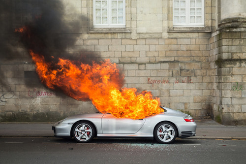 Car On Fire