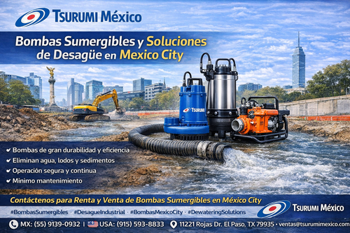Bombas Sumergibles y Soluciones de Desagüe en Mexico City Tsurumi México.png