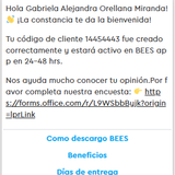 pocs onboard confirmacion de codigo