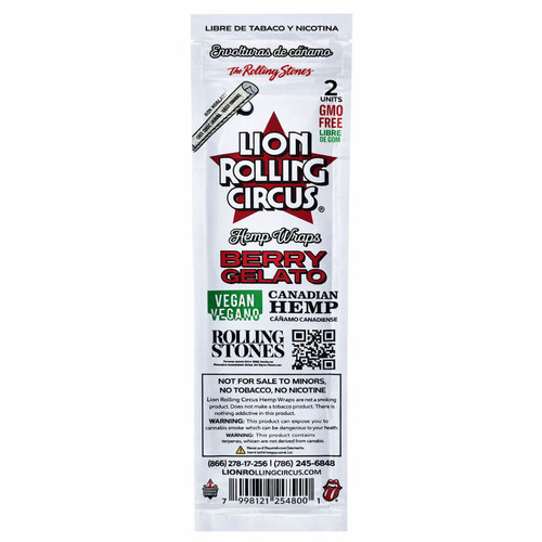 Blunt Wrap Lion Circus Berry Gelato The Rolling Stones (1)