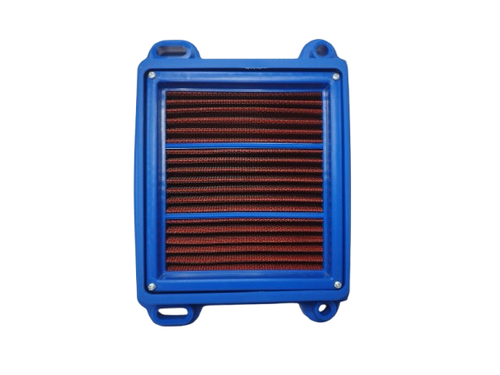 24020 Filtro de Ar Esportivo Lav?vel + Tampa TITAN FAN 125 150 09 13 POP 100 110 Azul (Filtro Vermel.png