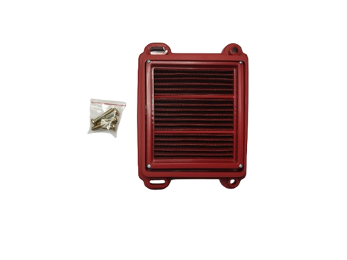 24021 Filtro de Ar Esportivo Lav?vel + Tampa TITAN FAN 125 150 09 13 POP 100 110 Vermelho (Filtro Ve.png