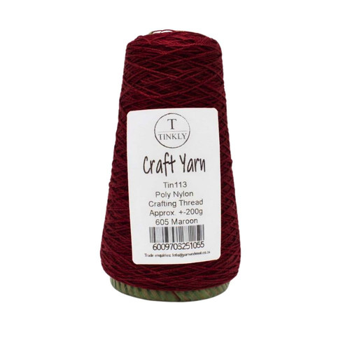 craft yarn nylon 200g maroon A151331018 1.jpg