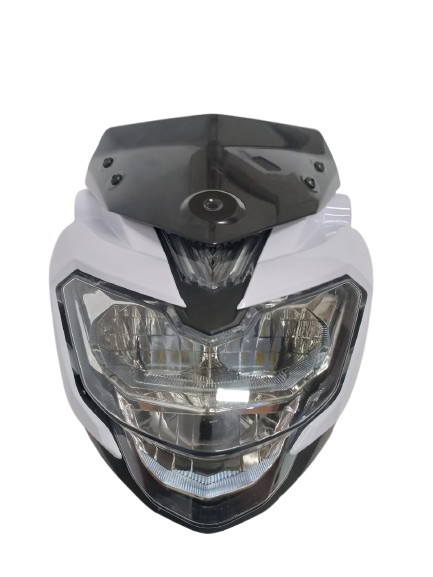 200274 Kit Bloco ?tico + Carenagens do Farol FAZER 250 18 19 Branco Met?lico (Led Modelo Original).png