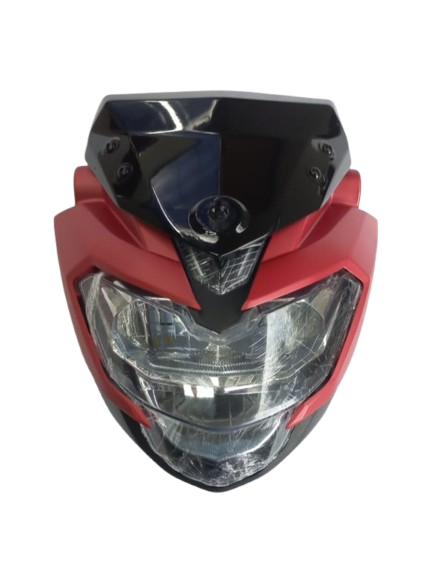 200276 Kit Bloco ?tico + Carenagens do Farol FAZER 250 18 19 Vermelho (Led Modelo Original).png