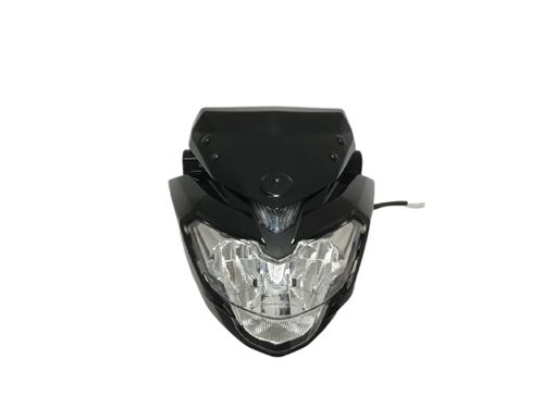 200266 Kit Bloco ?tico + Carenagens do Farol FAZER 250 18 21 Preto (L?mpada Led Substitu?vel.).png