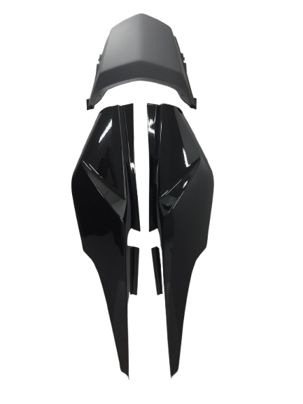 200343 Carenagem Lateral Traseira + Rabeta FAN 160 22 24 Preto (3 Pe?as).png