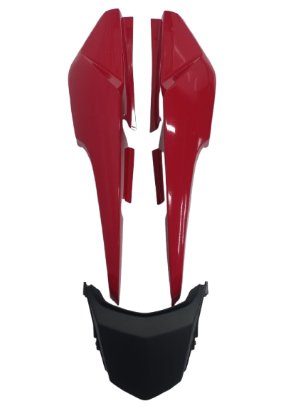 200344 Carenagem Lateral Traseira + Rabeta FAN 160 22 24 Vermelho Marrakesh Perolizado (3 Pe?as).png