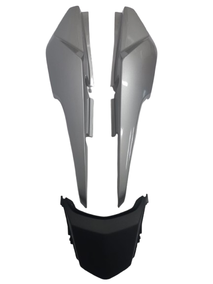 200543 Carenagem Lateral Traseira + Rabeta FAN 160 16 23 Prata Force (Par).png