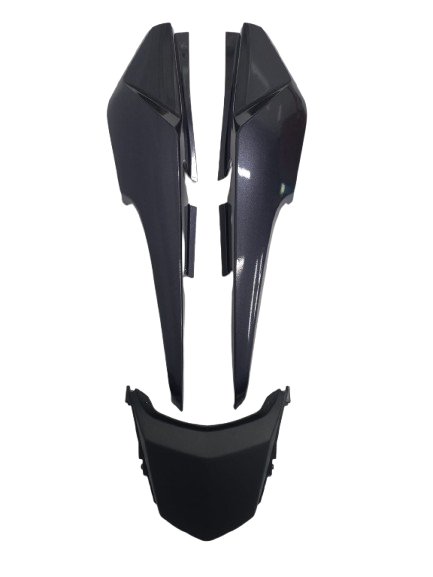 200423 Carenagem Lateral Traseira + Rabeta FAN 160 24 Cinza Embar? Met?lico (Par).png