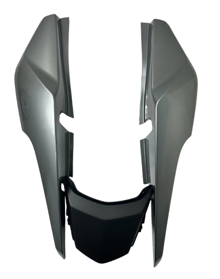 200352 Carenagem Lateral Traseira + Rabeta FAN 160 20 21 Prata Ibi?na Met?lico (3 Pe?as).png