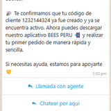 onboarding confirmacion codigo peru