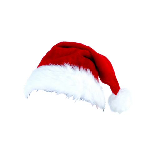 [CITYPNG.COM]HD Christmas Real Santa Claus Hat PNG 1500x1500