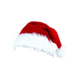 [CITYPNG.COM]HD Christmas Real Santa Claus Hat PNG 1500x1500
