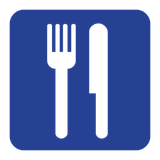 restaurant sign symbol on transparent background free png