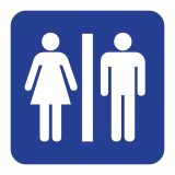 male and female toilet sign on transparent background free png