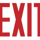 Exit sign text (red).svg
