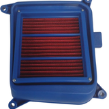 24009 Filtro de Ar Esportivo Lav?vel + Tampa TITAN FAN START 125 150 160 14 25 Azul (Filtro Vermelho.png