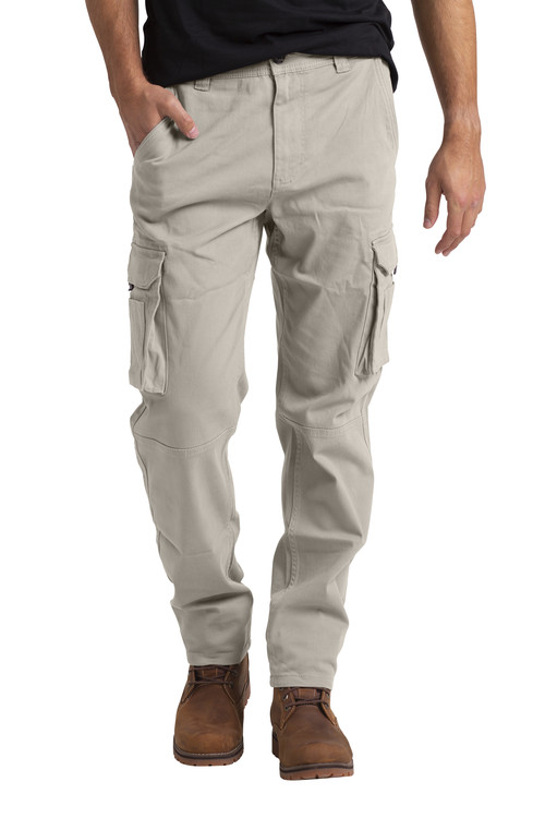 Mens Cargo Combat Work Trousers 100% Cotton Pants.jpg
