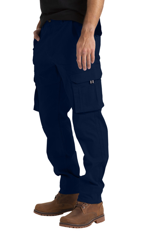 Mens Cargo Combat Work Trousers 100% Cotton Pants.jpg