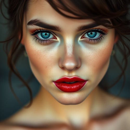image of a beautiful woman with blue eyes and red by karoglan46 dlro0p6.jpg