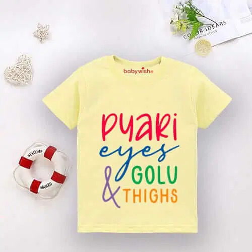 printable tshirt for kids unisex cotton pyaari eyes golu thighs.jpg