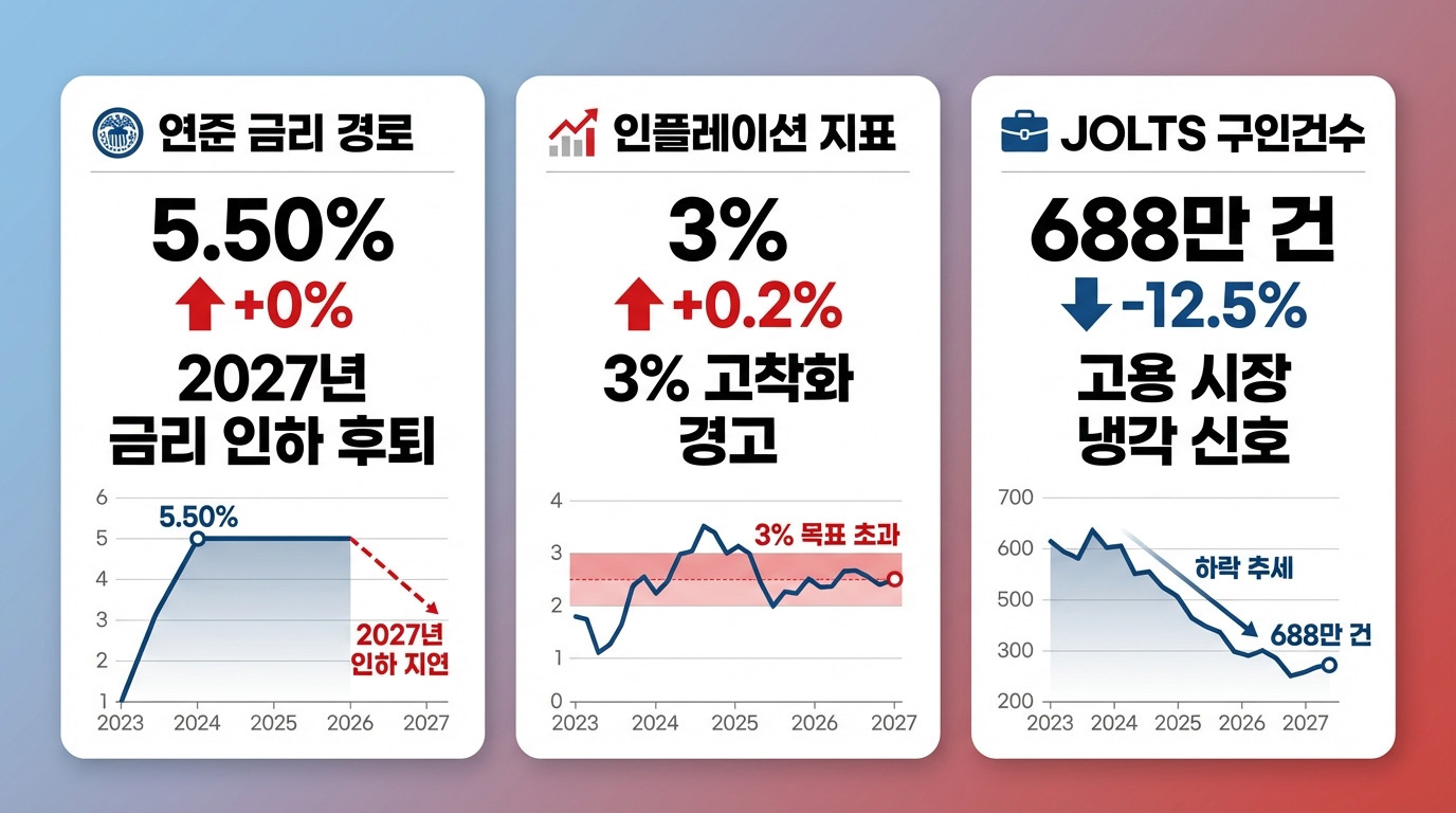FED&middot;금리&middot;경제지표 인포그래픽