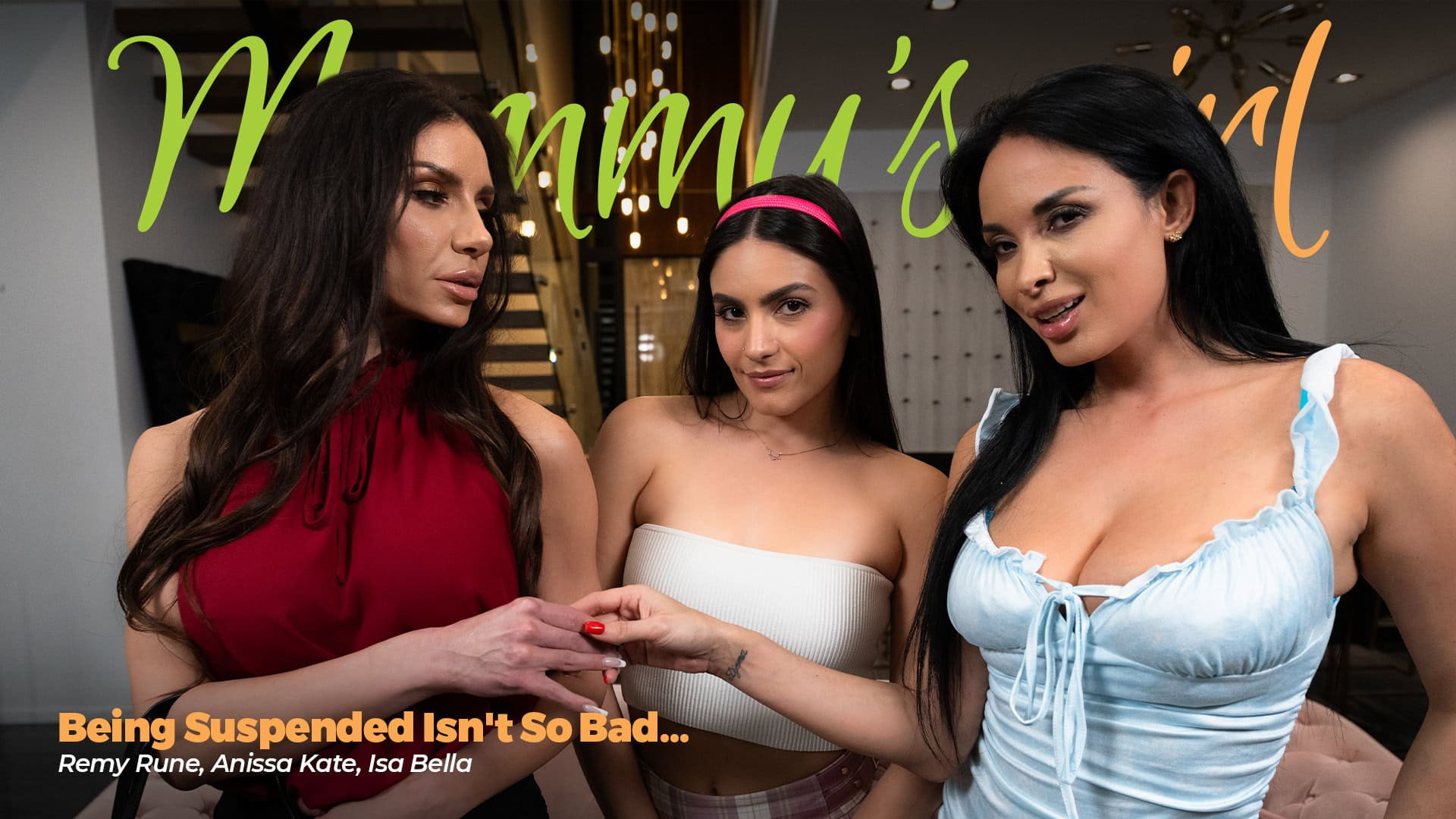 [MommysGirl] Anissa Kate, Isa Bella, Remy Rune – Being Suspended Isn’t So Bad