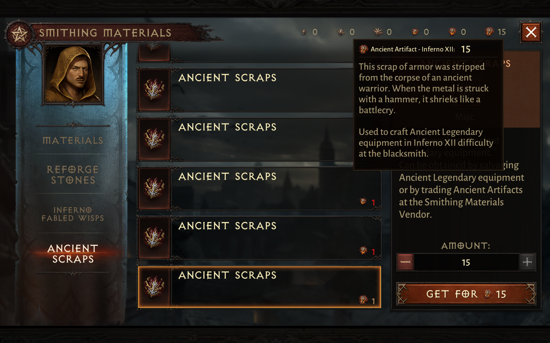 lost DIABLO-X 　5.9 Ancient Scraps Lost - Bug Report - Diablo Immortal Forums