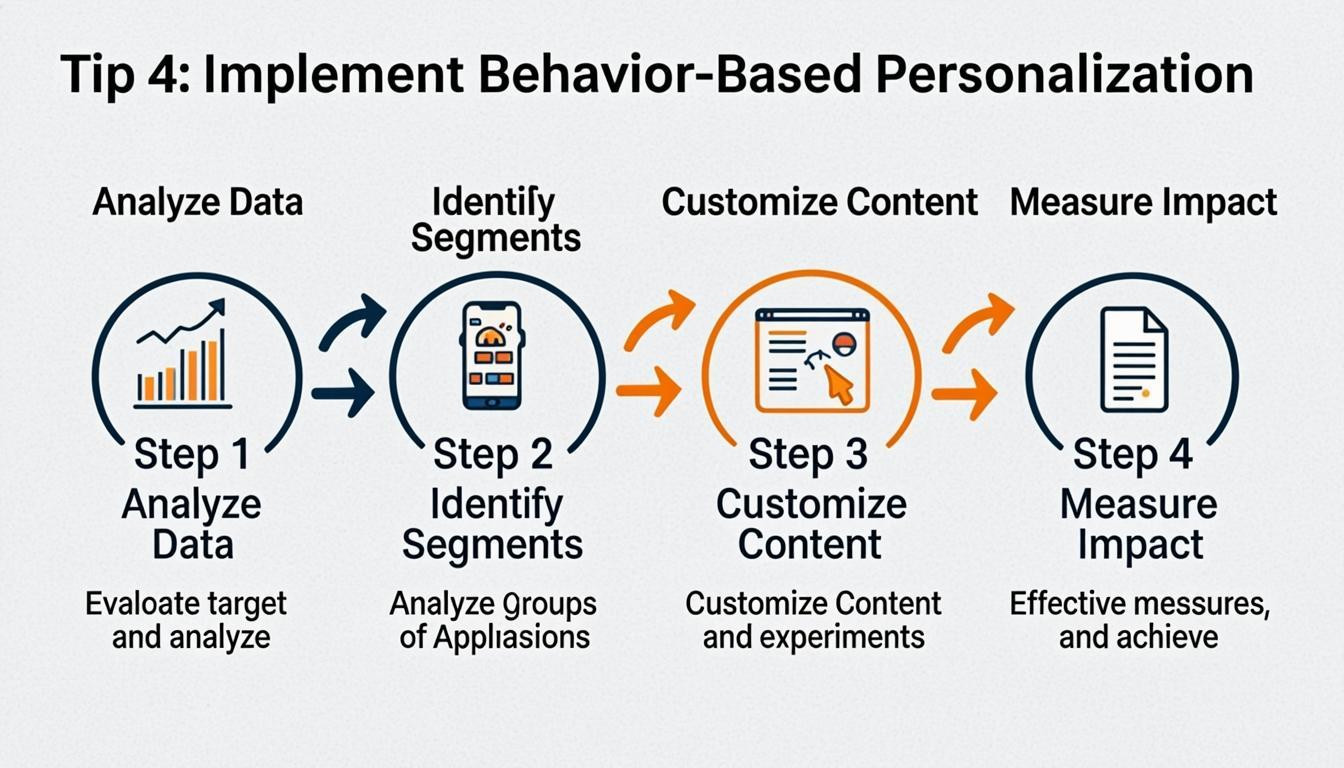 tutorial visual: Tip 4: Implement Behavior-Based Personalization
