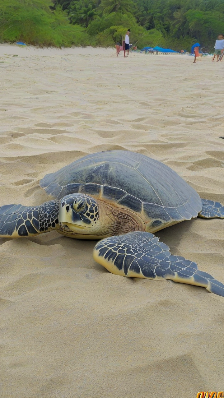 DENR Green sea turtle nesting in Panglao signals healthy ecosystem
