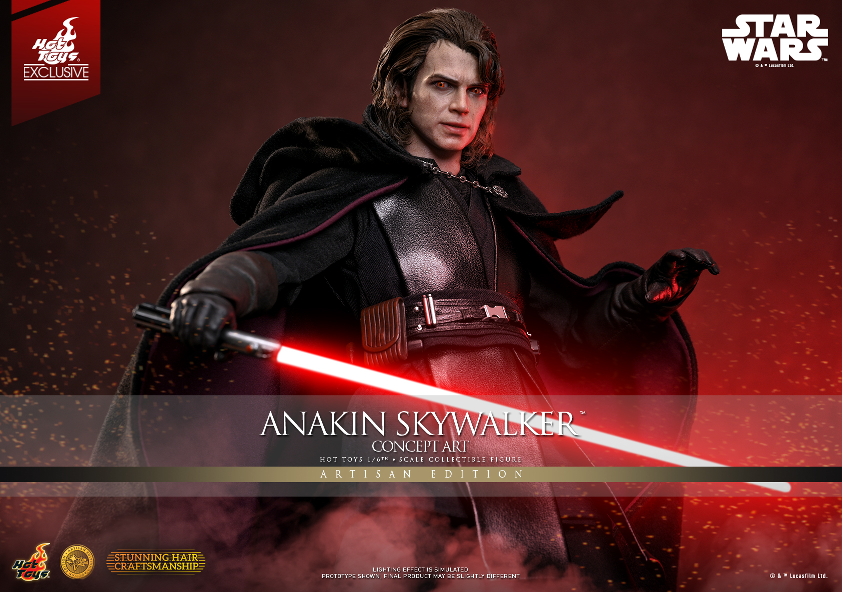 A darker vision of Anakin Skywalker emerges in Artisan form