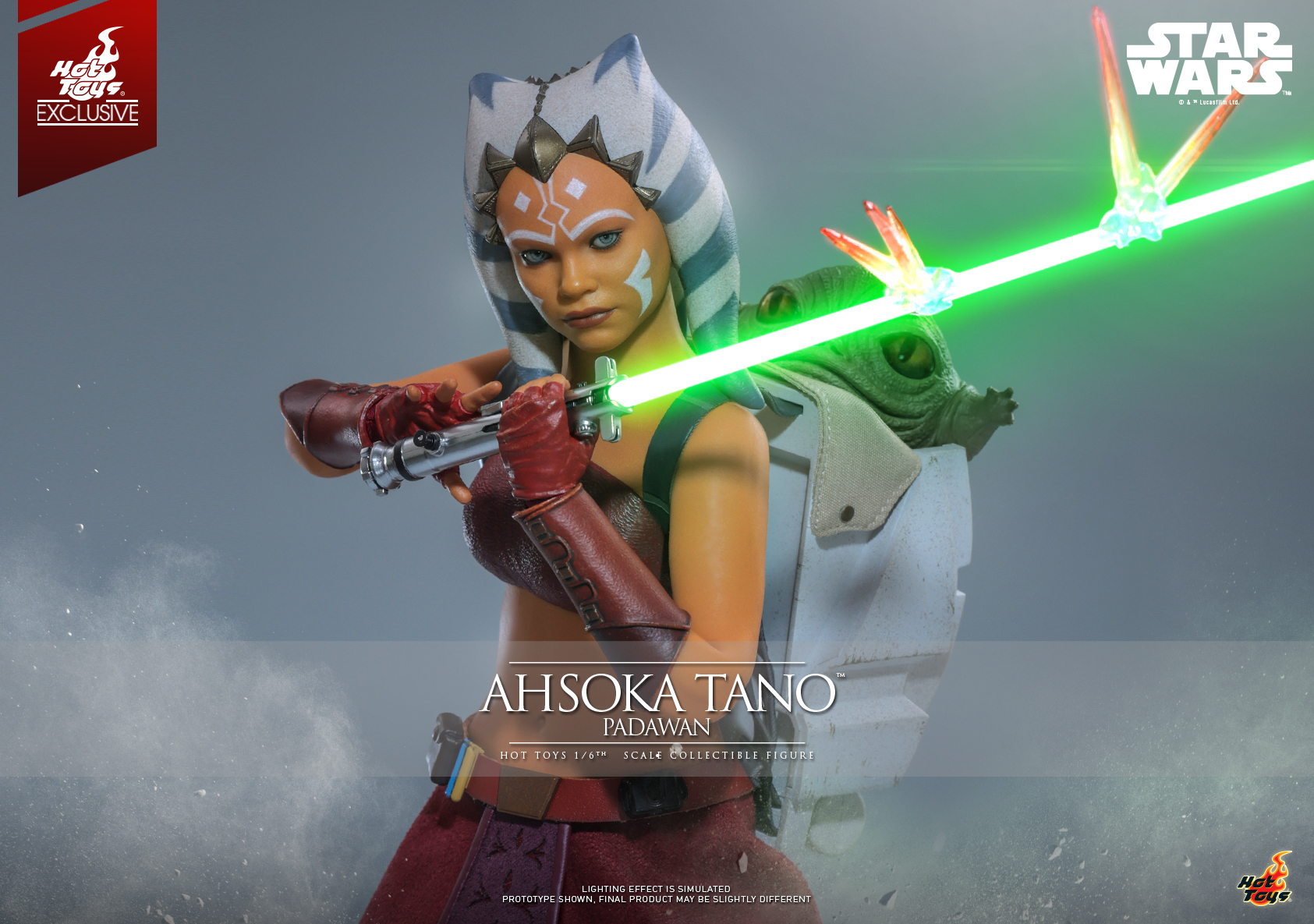 The Clone Wars Ahsoka Tano receives a 1/6 scale Hot Toys release