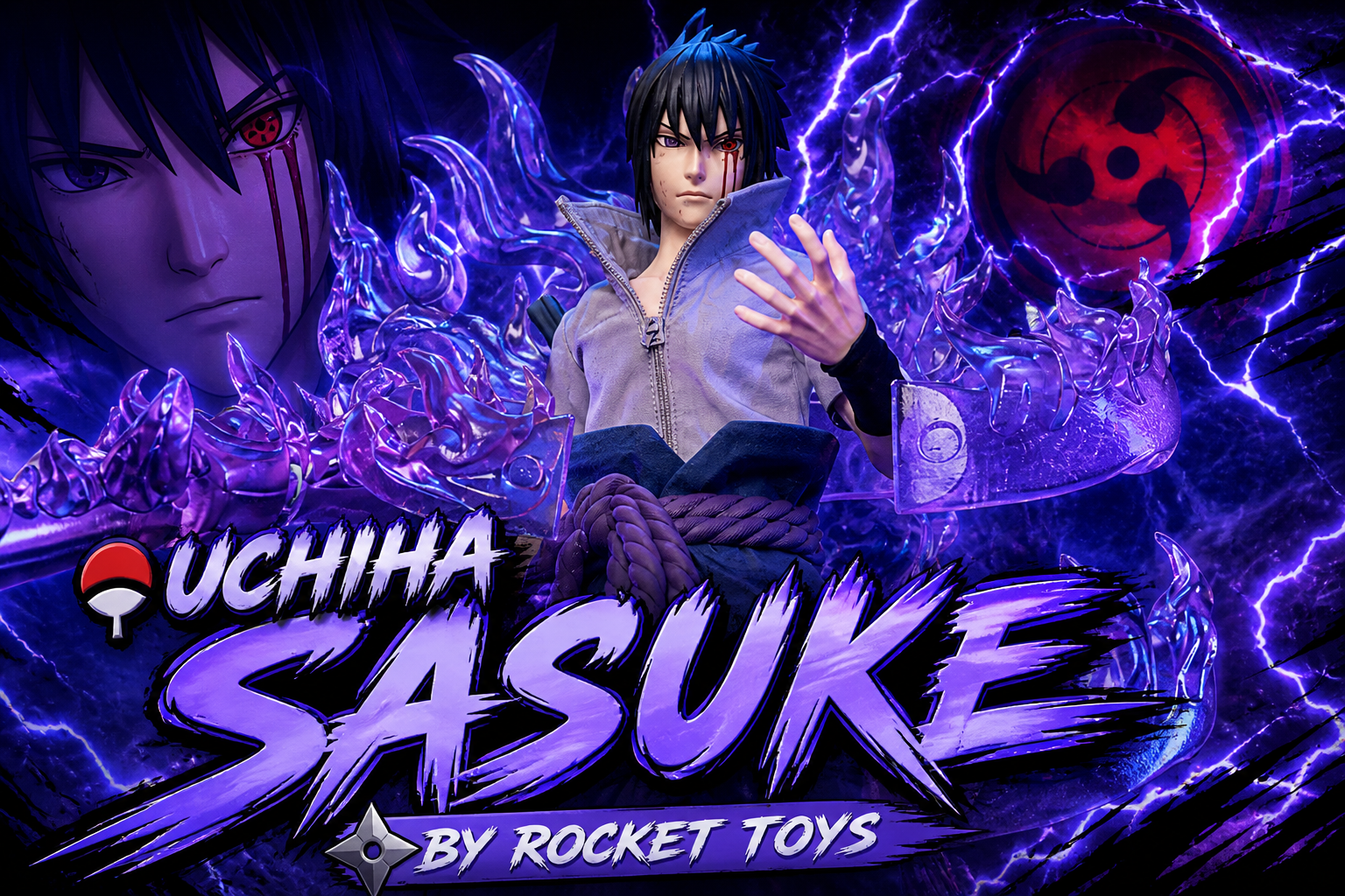 Rocket Toys presents Sasuke Uchiha in Standard and Deluxe formats