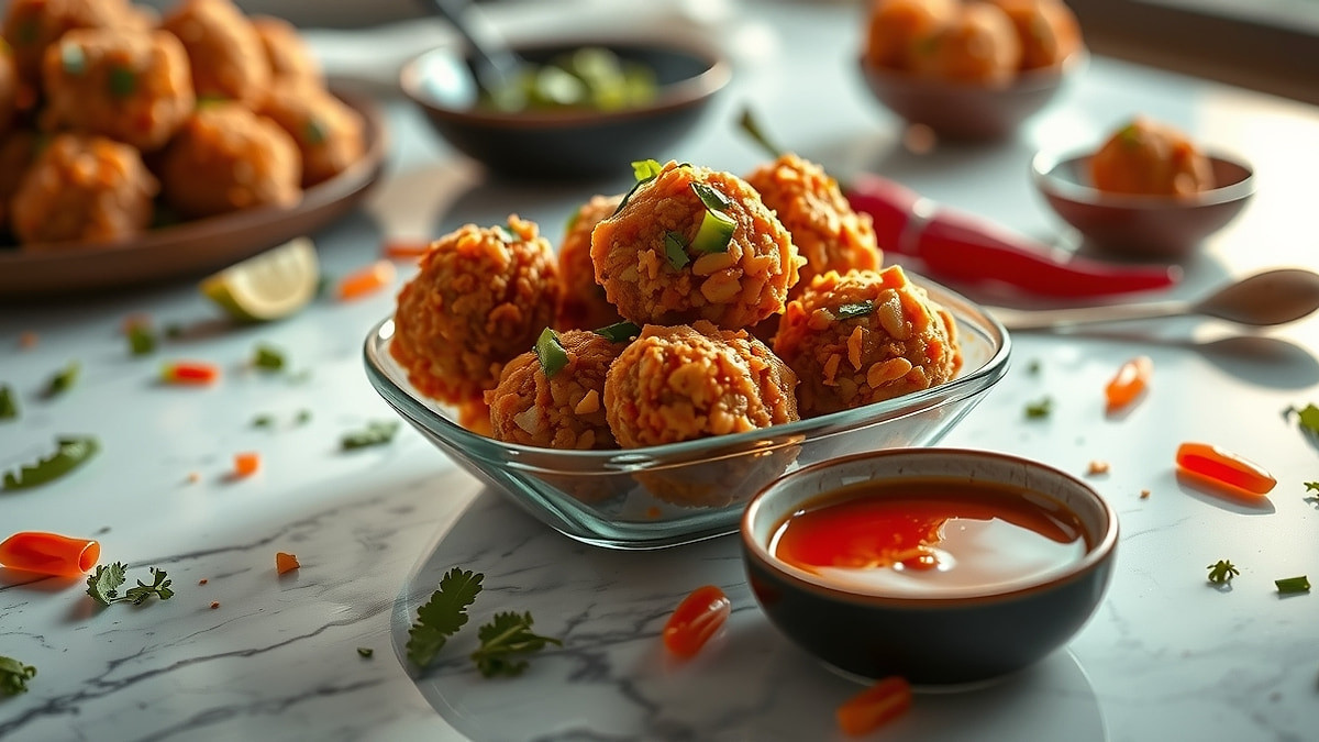 Crispy Shrimp Balls with Sweet Chili Sauce – So Good!