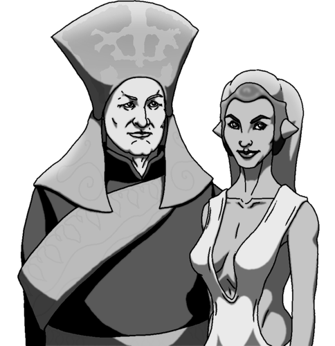 Duke Teta & Koyi Mateil BW.png