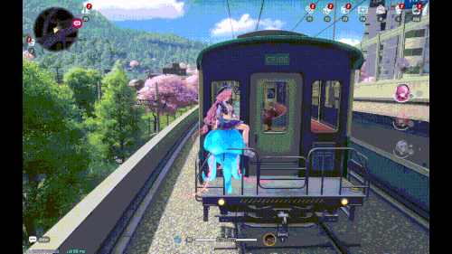柴郡貓到水菱湖.gif