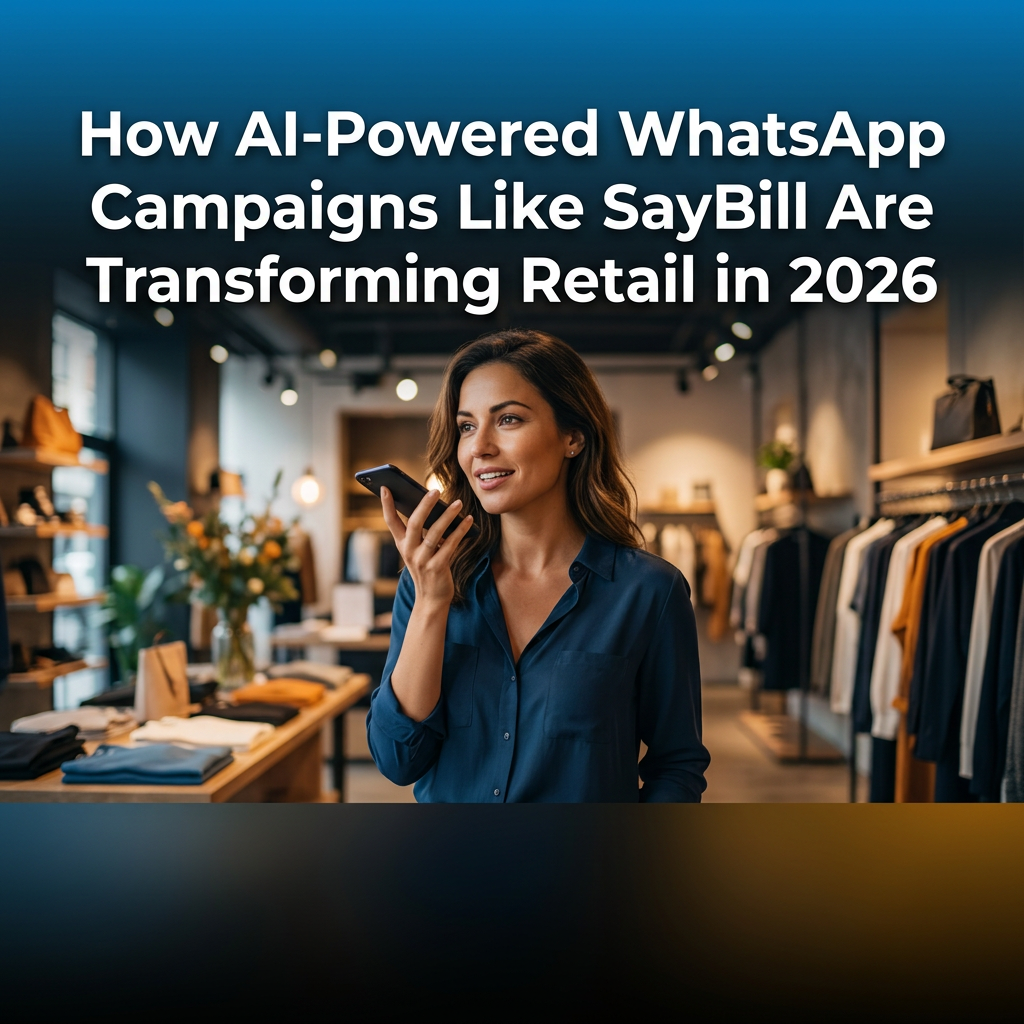 How AI-Powered WhatsApp Campaigns Like SayBill Are Transforming Retail in 2026