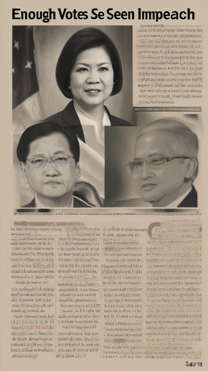 Enough votes seen to impeach VP Sara