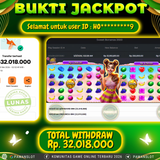Selamat kepada Member PAMANSLOT Games Sweet Bonanza 2500 : HO*********9